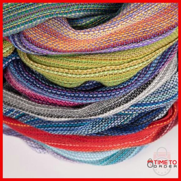 Hand-Loomed Alpaca Scarf 100% Hypoallergenic Soft Wrinkle Resistant Handmade - Picture 6 of 8